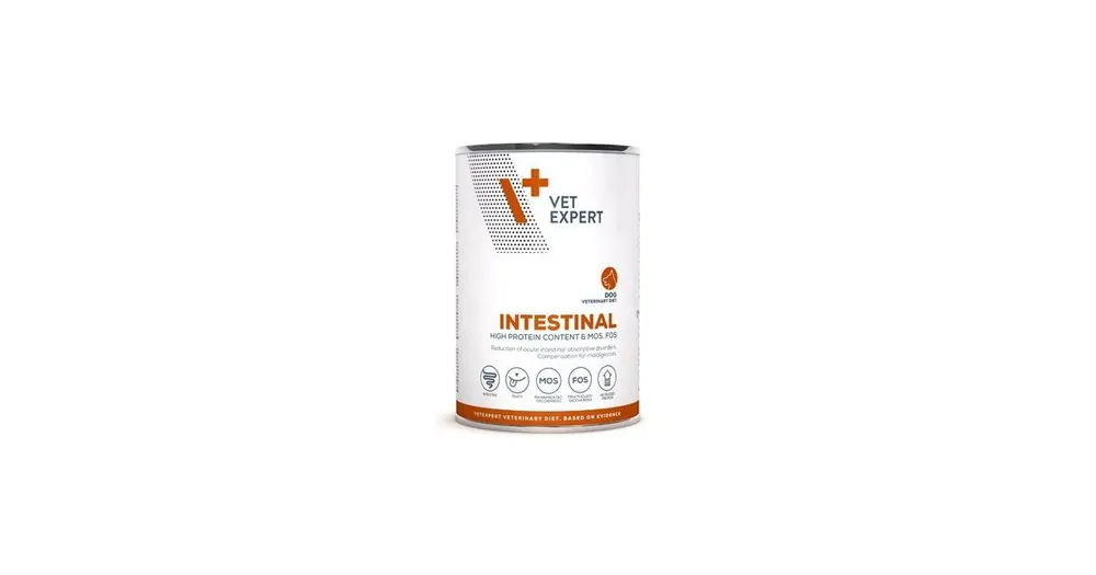Super Cena VetExpert VD 4T Intestinal Dog konzerva 400g