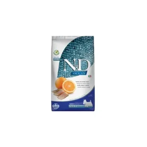 Víkendová Akce N&D OCEAN DOG Adult Mini Herring & Orange 2,5kg