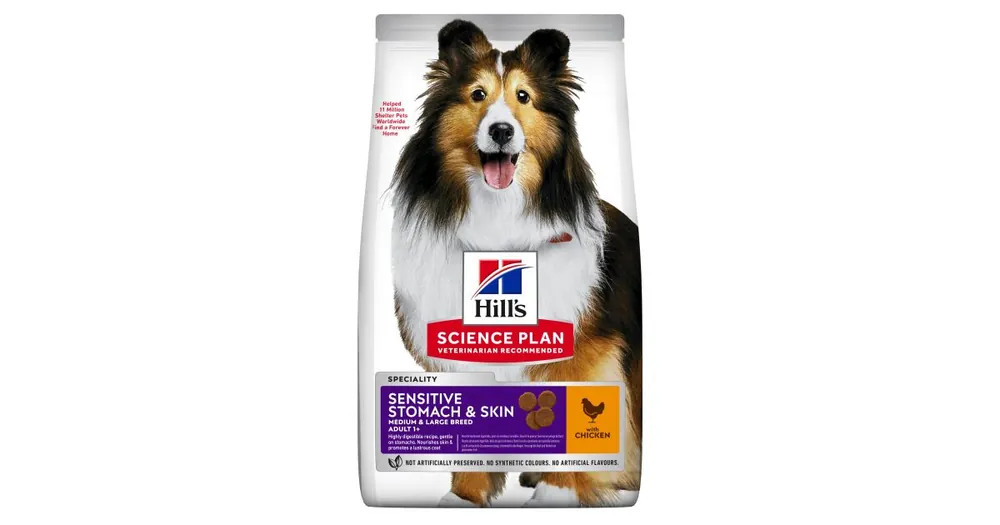 Hills Science Plan Canine Adult Sensitive Stomach&Skin Medium Chicken 2,5kg Značkový