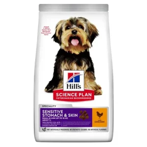 Hills Science Plan Canine Adult Sensitive Stomach&Skin Small&Mini Chicken 6kg Akční Nabídka