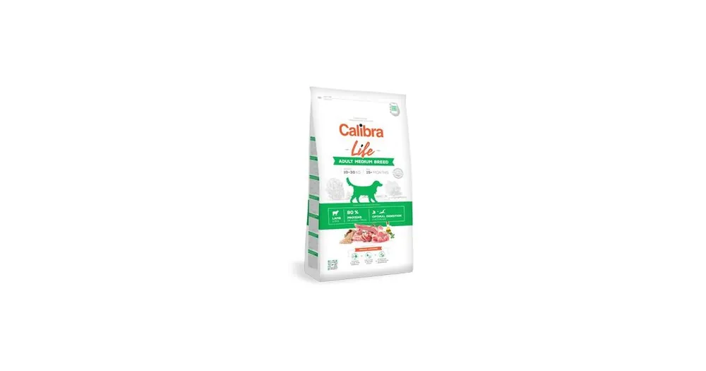 Calibra Dog Life Adult Medium Breed Lamb 12kg Jen Po Omezenou Doba