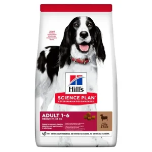 Hills Science Plan Canine Adult Medium Lamb&Rice 18kg Oblíbený