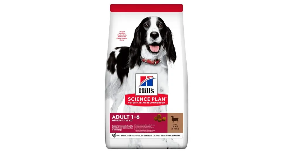 Hills Science Plan Canine Adult Medium Lamb&Rice 18kg Oblíbený