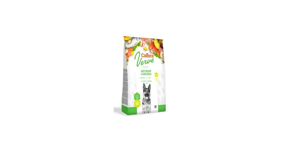 Calibra Dog Verve GF Adult M&L Salmon&Herring 12kg Poslední Šance