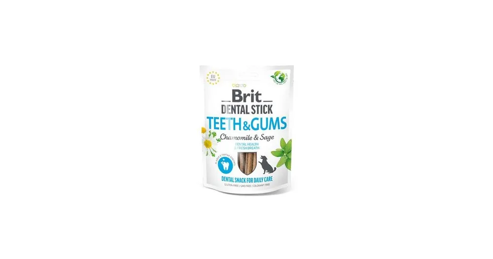 Brit Dog Dental Stick Teeth&Gums Chamomile&Sage 7ks Ověřený
