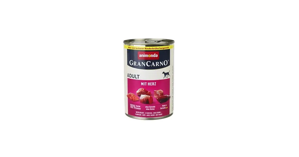 Cenově Výhodný Animonda pes GRANCARNO konz. Adult se srdcem 400g