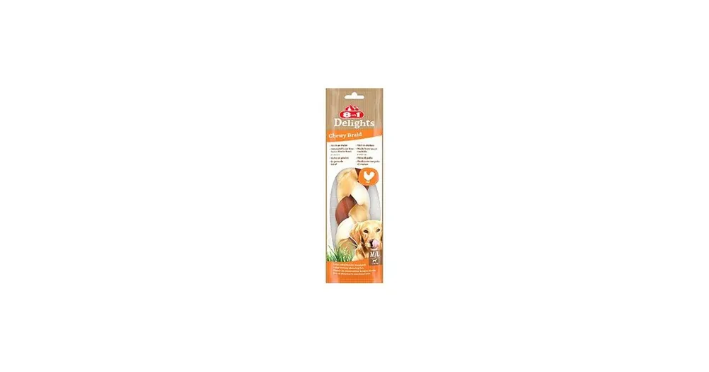 Tovární Cena Pochoutka 8in1 Delights Chewy Braid M/L 80g