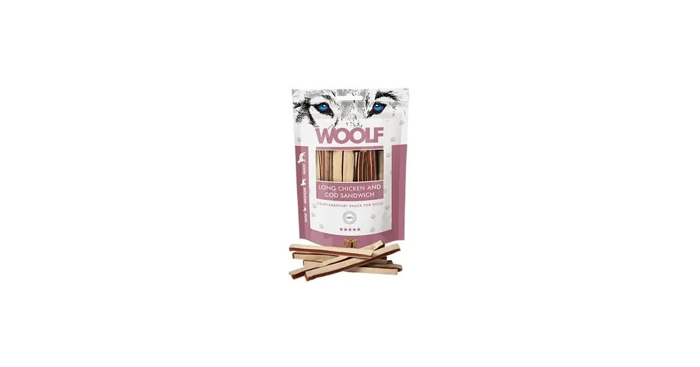 WOOLF Classic poch. Long Chicken and Cod Sandwich 100g Super Cena