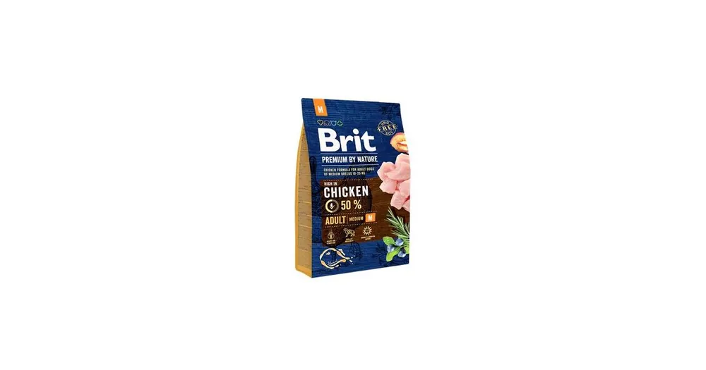 Originální BRIT Premium by Nature Adult M 3kg