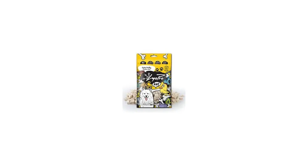Lyopro Dog poch. mrazem sušené Kuřecí kostky 50g Nejprodávanější