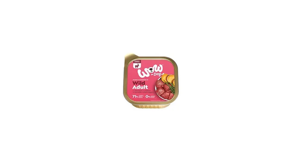 Sezónní Sleva WOW Dog paštika Adult zvěřina s batáty 150g