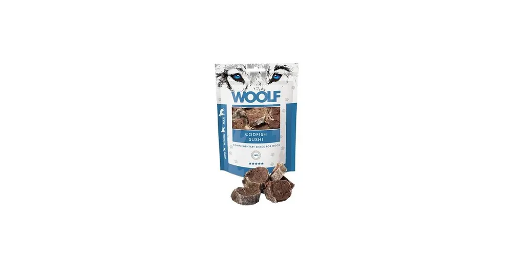 Rychlé Dodání WOOLF Classic poch. Codfish Sushi 100g
