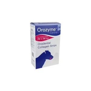 Cenová Bomba Orozyme plátky žvýkací pro psy M 10-30kg 141g