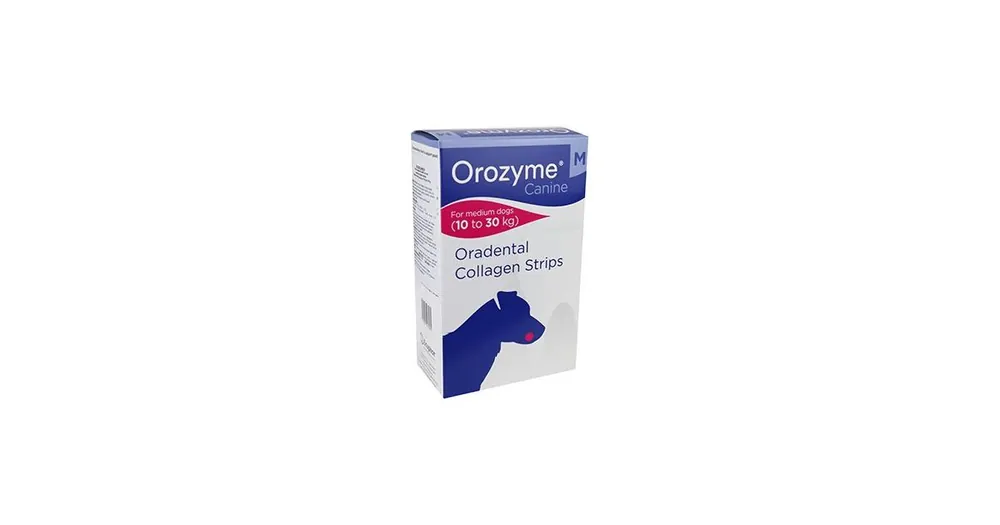 Cenová Bomba Orozyme plátky žvýkací pro psy M 10-30kg 141g