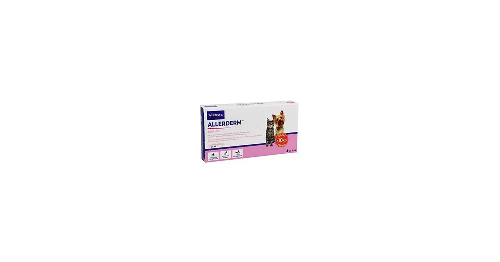 Sleva VIRBAC Allerderm Spot on 6x2ml psy do 10kg