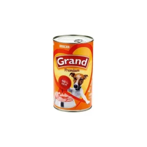 Autentický GRAND Dog konz. Premium krocan 1300g