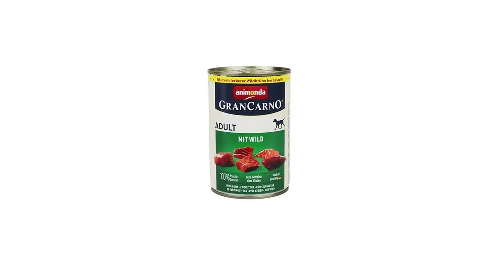 Časově Omezené Animonda pes GRANCARNO konz. Adult zvěřina 400g