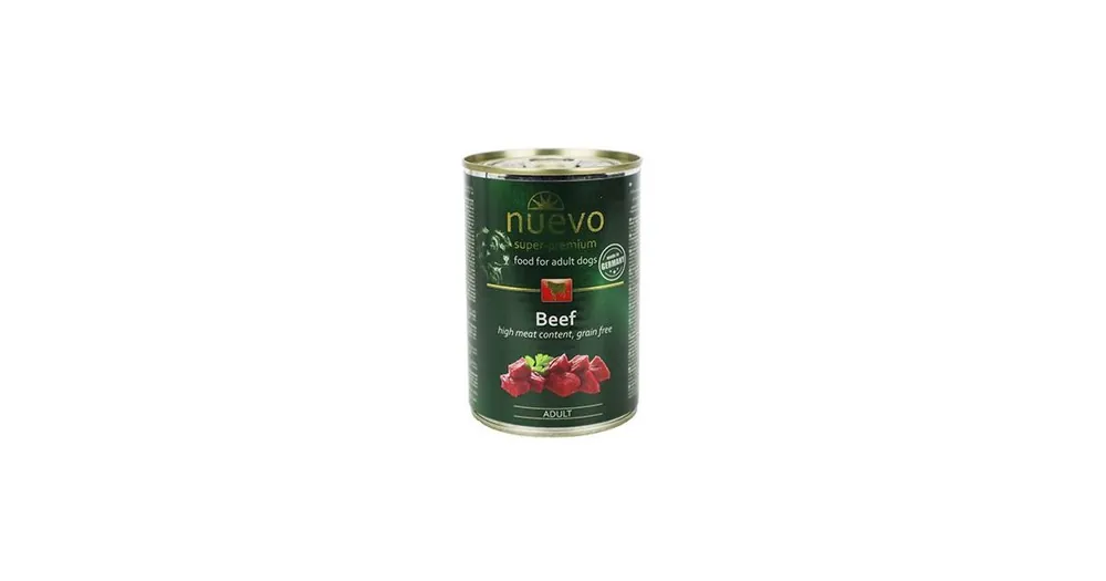 Nuevo pes Adult Hovězí konz. 400g Víkendová Akce